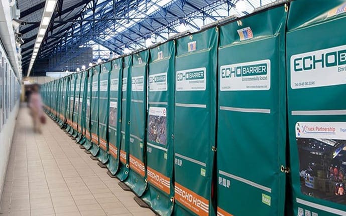 ECHO Barrier Sound Barrier on site